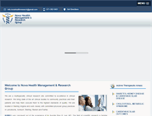 Tablet Screenshot of nhmclinicalresearch.com